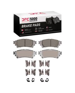 DFC 13-20 Lexus RC200T Rear 5000 Advanced Ceramic Brake Pads and Hardware Kit - 1551-1391-12