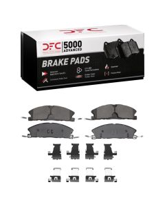 DFC 13-19 Ford Flex Front 5000 Advanced Ceramic Brake Pads and Hardware Kit - 1552-1611-12