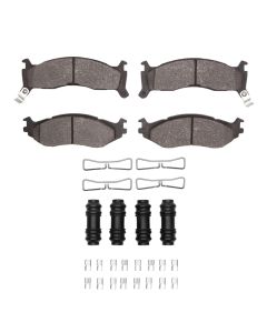 DFC 91-95 Chrysler Town & Country Front 5000 Advanced Semi Metallic Brake Pads and Hardware Kit - 1551-0524-01