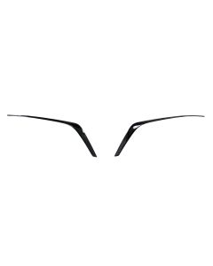 ABS6800BLK 23-25 Nissan Altima 2 PCS Gloss Black Tape-on Grille Overlay
