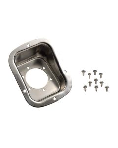 Kentrol 78-95 Jeep CJ/Wrangler YJ Gas Filler Neck - Polished Silver - 30468