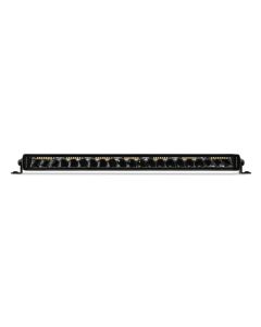 Go Rhino Xplor Blackout Combo Series Sgl Row LED Light Bar w/Amber (Side/Track Mount) 20.5in. - Blk - 751052012CSS