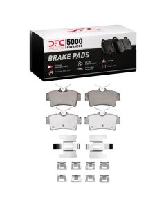DFC 94-04 Ford Mustang Rear 5000 Advanced Ceramic Brake Pads and Hardware Kit - 1551-0627-01