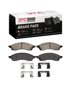 DFC 21-24 Ford Edge Front 5000 Advanced Ceramic Brake Pads and Hardware Kit - 1551-2427-01