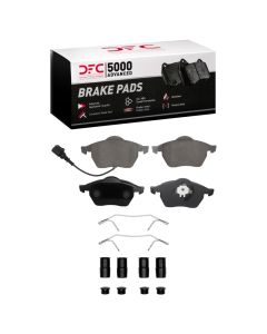DFC 99-10 Volkswagen Jetta Sedan Front 5000 Advanced Ceramic Brake Pads and Hardware Kit - 1551-0687-11