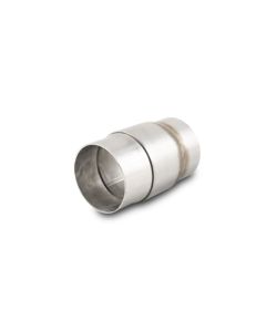Vibrant SS Slip Joint Adapter for 2.5in OD Tubing (2 Piece Assembly) Welded - 13293