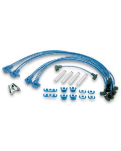Moroso Chevrolet Small Block Ignition Wire Dress-Up Kit - Pre-HEI - Blue Max - Spiral Core - 72751
