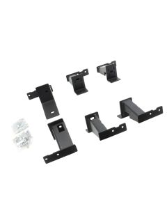 Go Rhino 16-23 Toyota Tacoma DC 4dr Brackets for Dominator Xtreme Frame Slider - Tex. Blk - FSD4429TK