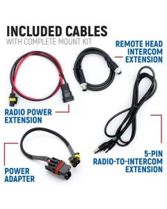 Rugged Radios Polaris Xpedition Complete Comm Kit w/ BTI and 2-Way Radio No Intercom / G1 GMRS - XPED-RK-G1