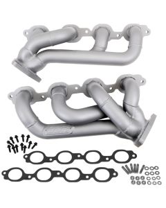 BBK 14-18 GM Truck 5.3/6.2 1 3/4in Shorty Tuned Length Headers - Titanium Ceramic - 4047