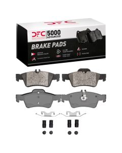 DFC 02-17 Mercedes-Benz E500 Rear 5000 Advanced Low Metallic Brake Pads and Hardware Kit - 1552-0986-01