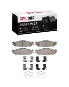 DFC 09-10 Ford Flex Front 5000 Advanced Ceramic Brake Pads and Hardware Kit - 1552-1508-01