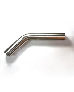 Stainless Bros 2.50in Diameter 1.5D / 3.75in CLR 45 Degree Bend 5in leg/8in leg Mandrel Bend - 601-06326-1150