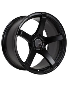 Enkei Kojin 18x8 45mm Offset 5x100 Bolt Pattern 72.6mm Bore Dia Matte Black Wheel - 476-880-8045BK