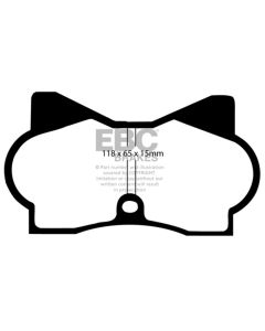EBC 70-74 De Tomaso Pantera 5.7 Redstuff Front Brake Pads - DP3180C