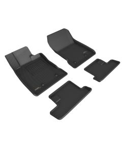 3D MAXpider 2022 Toyota GR86 Kagu 1st & 2nd Row Floor Mats - Black - L1TY28301509