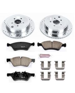 PowerStop Front and Rear Z23 Evolution Sport Carbon-Fiber Ceramic Brake Pad and Rotor Kit for 2017-2020 Ford F-150 – Low Dust, High Performance, Bolt-On Upgrade – psbK5883
