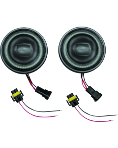 Kuryakyn Vision Passing Lamps Black - 4.5 Model 2466