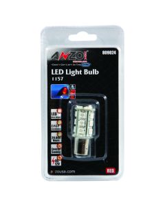 ANZO LED Bulbs Universal LED 1157 Red - 18 LEDs 1 3/4in Tall - 809024