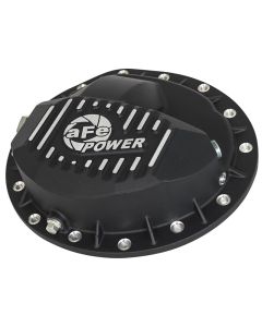 aFe Power Pro Series Rear Differential Cover Black w/ Machined Fins 99-13 GM Trucks (GM 9.5-14) - 46-70372