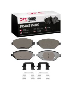 DFC 16-22 Chevrolet Spark (USA/Canada) Front 5000 Advanced Ceramic Brake Pads and Hardware Kit - 1551-1864-01