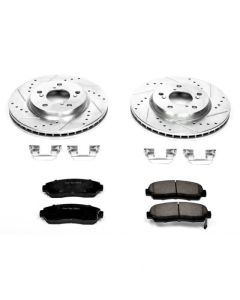 Power Stop 05-10 Honda Odyssey Front Z23 Evolution Sport Brake Kit - K2435