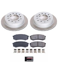 Power Stop 01-07 Toyota Sequoia Rear Semi-Coated Rotor Kit - SC2405