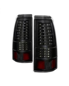xTune 03-06 Chevrolet Silverado 1500 LED Tail Lights - Black (ALT-JH-CSIL03-LED-BK) - 9037634