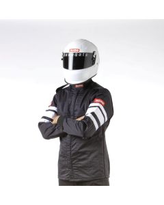 RaceQuip Black SFI-5 Jacket - Large - 121005
