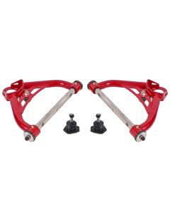 BMR 70-81 Chevrolet Camaro A-Arms Upper Non-Adjustable Delrin Std Ball Joint - Red - AAU321R