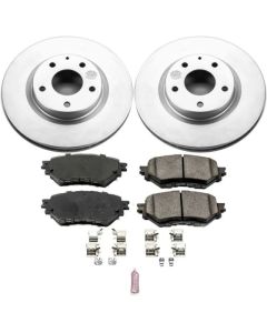 Power Stop 17-18 Mazda 3 Front Z17 Evolution Geomet Coated Brake Kit - CRK7517