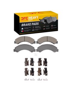 DFC 98-24 Chevrolet W3500 Gas Engine Rear/Front Heavy Duty Pads and Hardware Kit - 1214-0825-01