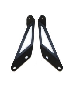 Fishbone Offroad 07-18 Jeep Wrangler JK Hood Light Mount Brackets - FB21066