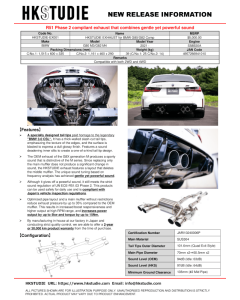 HKSTUDIE EXHAUST for BMW G80/G82 Comp - HKSTUDIE-EX001