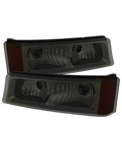 xTune Chevy Silverado 03-06 Bumper Lights Smoke CBL-JH-CSIL03-AM-SM - 5079381