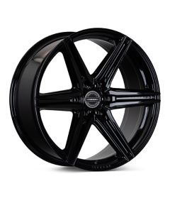 Vossen HF6-2 22x9.5 / 6x135 / ET20 / Deep Face / 87.1 - Gloss Black Wheel - HF62-2F26