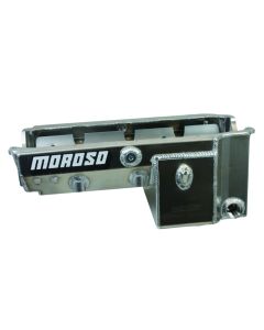 Moroso Pre-85 Chevrolet Small Block/Dart (w/-16An External Pick Up) Wet Sump 8qt 8.25in Alum Oil Pan - 21240