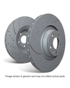 EBC 14-18 Mazda 3 3GD Dimpled & Slotted Sport Front Rotors - GD7738
