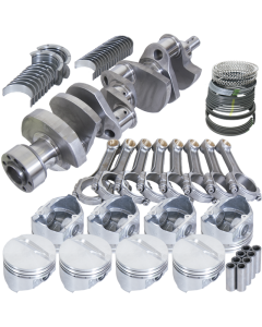 Eagle Chevrolet 350 4.030in Bore 3.750in Stroke 5.00cc Dome Piston Balanced Rotating Assembly Kit - B13056E030