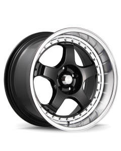Konig SSM 18x10 5x114.3 ET15 Gloss Black w/ Machined Lip - SS08514155