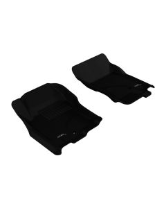 3D MAXpider 2005-2015 Nissan Pathfinder/Xterra Kagu 1st Row Floormat - Black - L1NS06511509