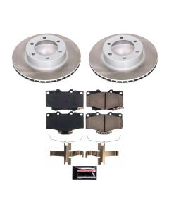 Power Stop 2004 Toyota Tacoma Front Semi-Coated Rotor Kit - SC1236