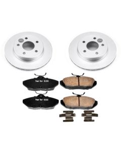 Power Stop 93-97 Ford Thunderbird Rear Z17 Evolution Geomet Coated Brake Kit - CRK1297