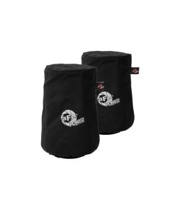 aFe Magnum SHIELD Pre-Filter Black (Pair) For Use With 20-91203DM & 20-91203RM - 28-10593M