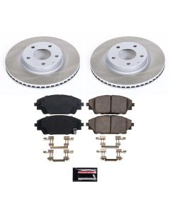 Power Stop 16-21 Mazda CX-3 Front Semi-Coated Rotor Kit - SC6971