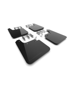 Sleek Black Flap Bag with Metallic Logo - RALL-MF121