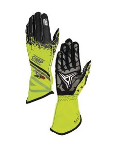 OMP KS-2 ART my2025 KART GLOVES WHITE / BLACK / RED SZ XXS - KB0-2755-A01-120-XXS