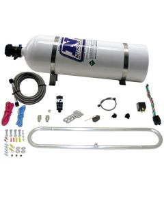 Nitrous Express N-Tercooler System w/15lb Bottle (Remote Mount Solenoid) - 20000R-15