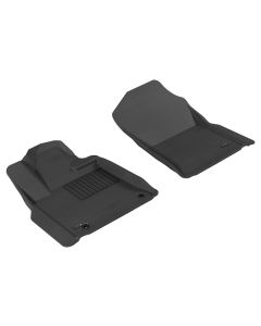 3D MAXpider 2012-2020 Toyota Tundra Reg/DBL/Crewmax/Sequoia Kagu 1st Row Floormat - Black - L1TY14911509