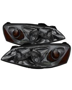Xtune Pontiac G6 05-10 (09-10 Fit w/Amber Turn Signal) Crystal Headlights Smoke HD-JH-PG605-AM-SM - 9023682